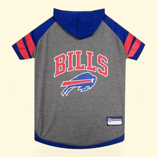 Pets First NFL Buffalo Bills Hoodie Tee Shirt, Medium