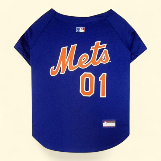 Pets First New York Mets MLB Dog Jersey, Medium