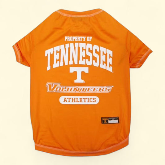 T-shirt pour chien « Pets First Collegiate Tennessee Volunteers », taille XS