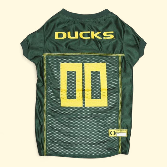 Pets First Collegiate Oregon Ducks Football/Basketball Mesh Jersey, Extra Large