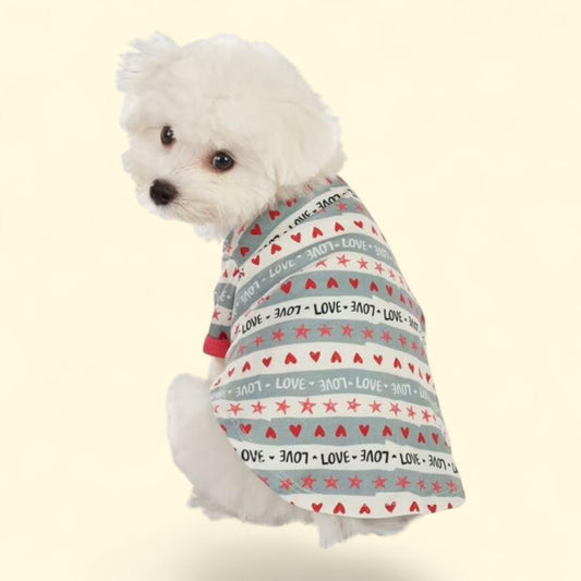 Best Furry Friends T-Shirt, Valentine Print, Small