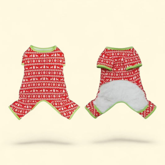 Best Furry Friends Pajama, Winter Scandinavian, Small