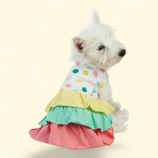 Best Furry Friends Dress, Easter Egg, Medium