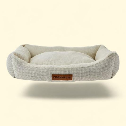 Vibrant Life Luxe Cuddler Pet Bed, 26" x 22"