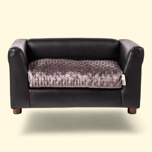Keet Fluffy Deluxe Pet Bed Sofa, Small