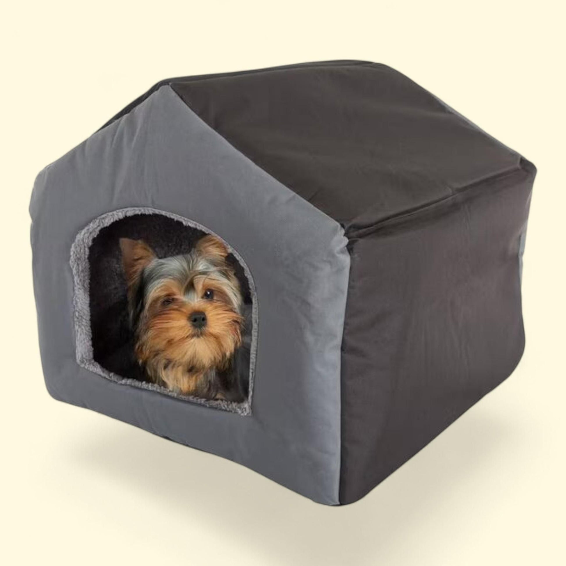PETMAKER Indoor Cat House, Small, Gray — authentic US product shipped worldwide by Treatspree