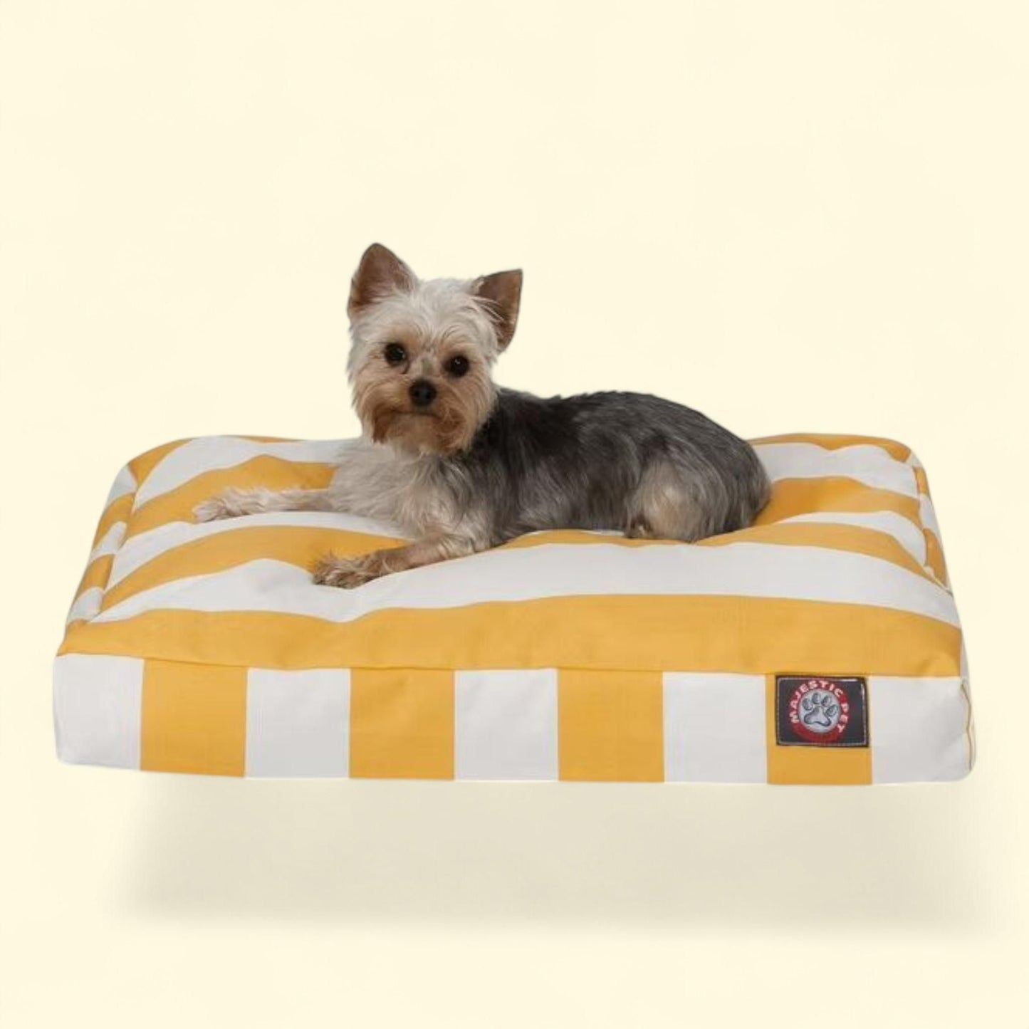 Majestic Pet | Lit rectangulaire pour animaux de compagnie en mousse à mémoire de forme déchiquetée, petit format