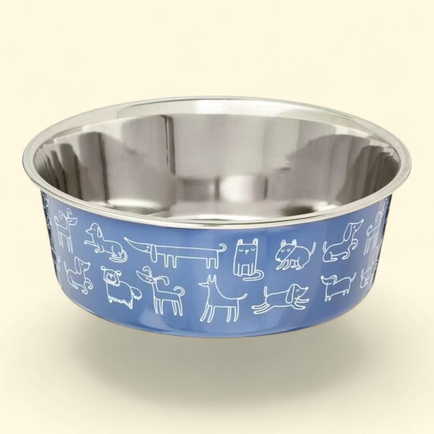 Vibrant Life Stainless Steel Pet Bowl, Large