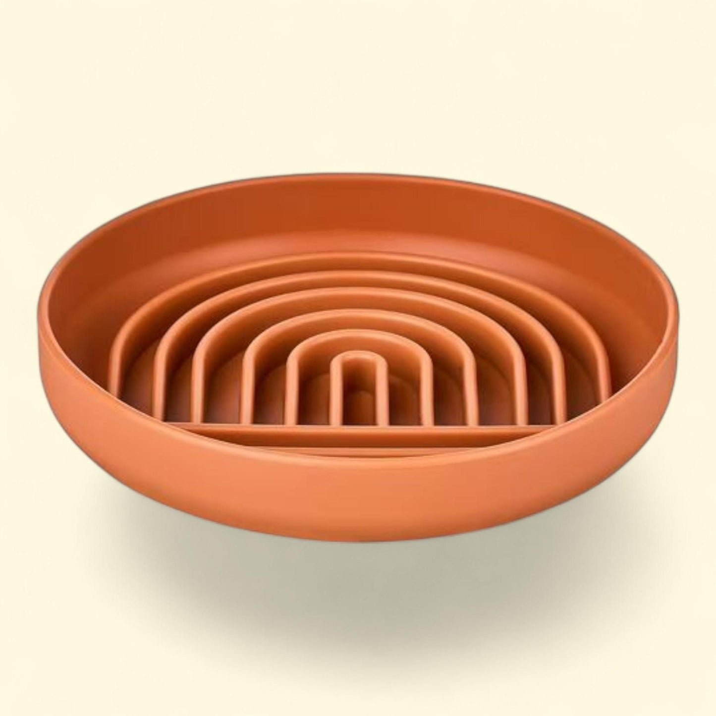 Vibrant Life Silicone Slow Pet Feeder, Brown, Dogs and Cats