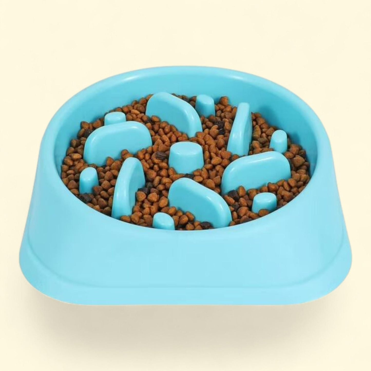 NEX Slow Feeder Dog Bowl, Blue, Dimension: 8.07*7.28*1.77 inches