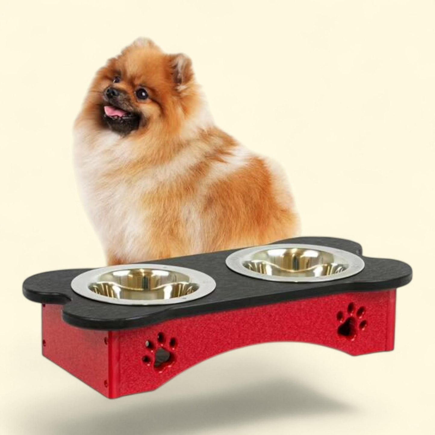 OUTDOOR LEISURE PRODUCTS GMABKR Double Water and Food Bowl Small