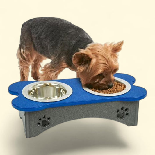 OUTDOOR LEISURE PRODUCTS Model GMBLG Double Water and Food Bowls, Small