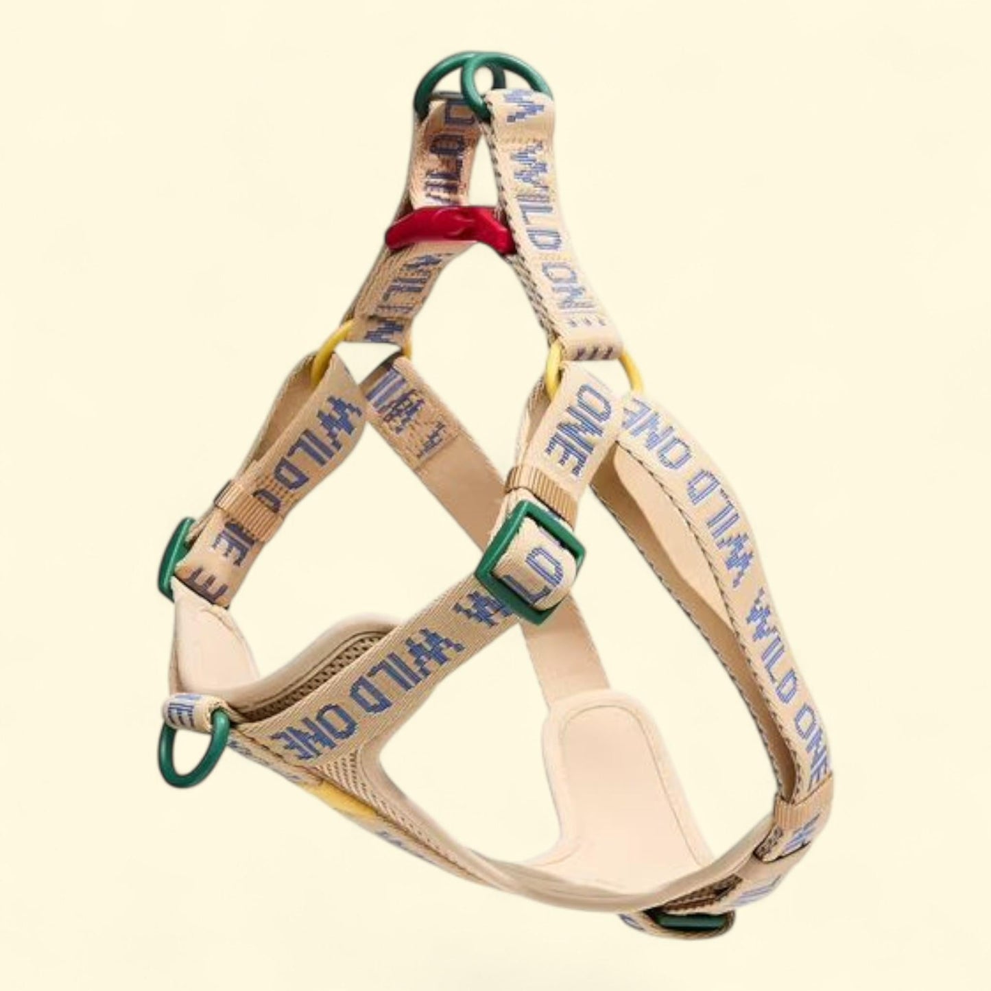 Wild One Adjustable Cushioned Step-In Dog Harness, Large