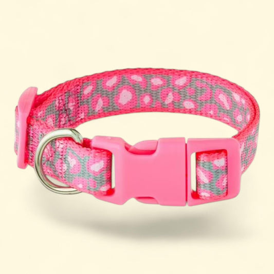 Vibrant Life Reflective Dog Collar, Pink, Small