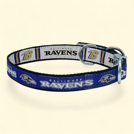 Pets First Baltimore Ravens Reversible Collar, Large