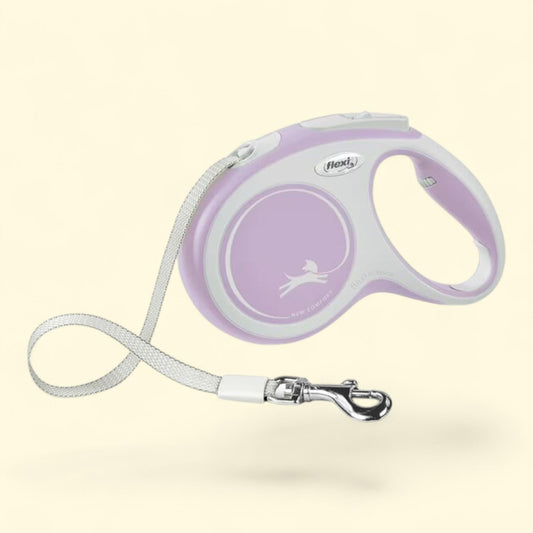 Flexi Comfort Tape Retractable Dog Leash, Medium, 16 ft (For Dogs up to 55 lbs)
