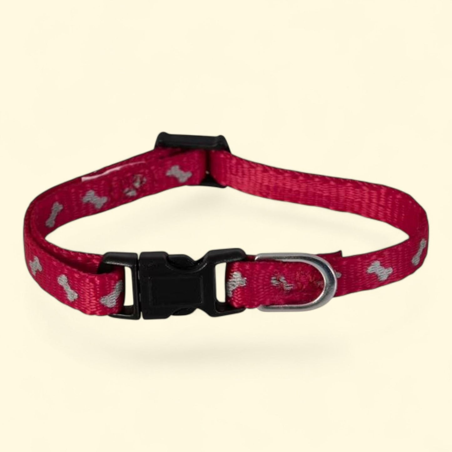 Vibrant Life Adjustable Dog Collar, Red, Extra Small XS