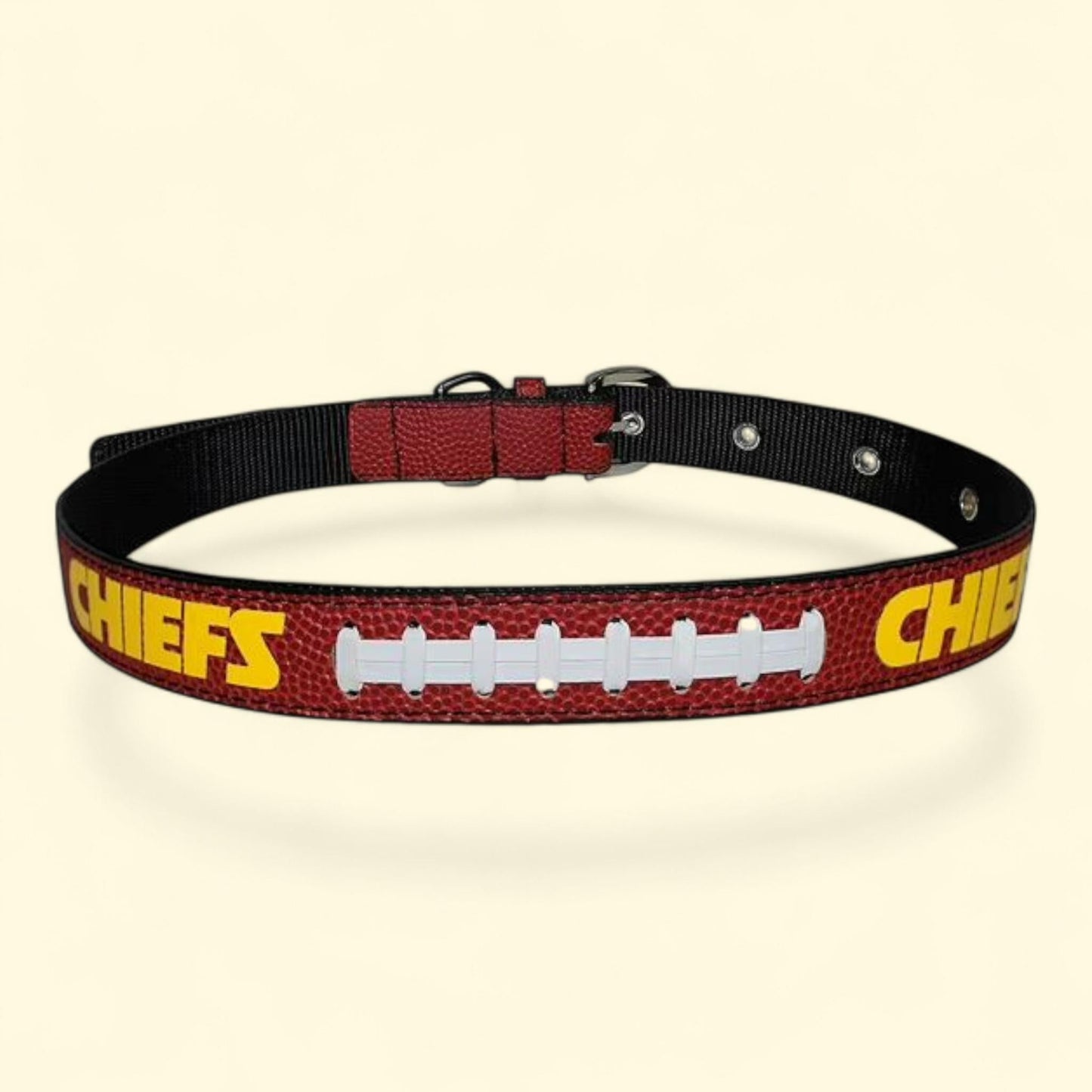 Pets First NFL Kansas City Chiefs Dog Collar, Large.