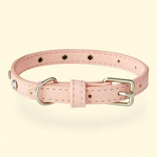Vibrant Life, Dog Collars, Rhinestone Fashion Pet Collar, Pink, Size XS