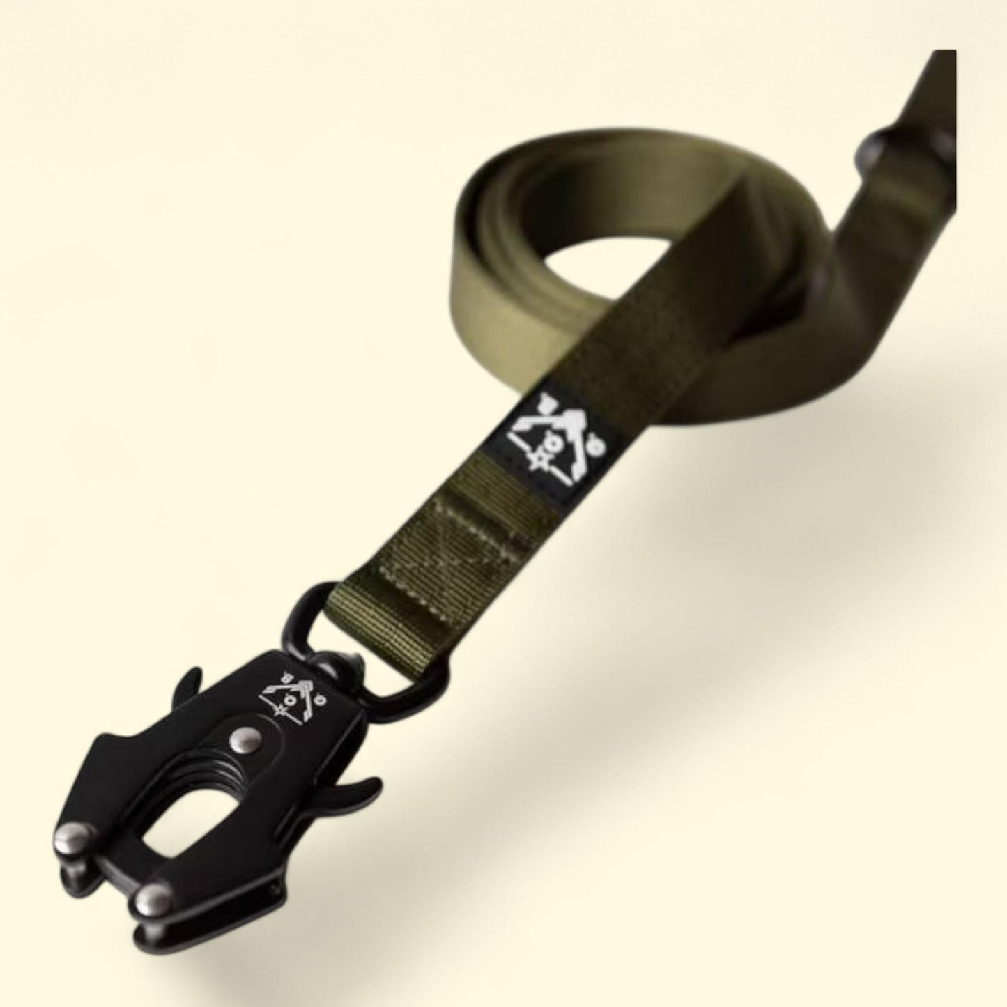 Operation Good Boy Tactical Leash, Large and Medium Dogs, Green