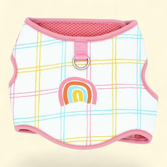 Vibrant Life Harness, Rainbow Window Pane, Medium