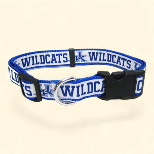 Pets First Kentucky Wildcats Pet Collar, Medium