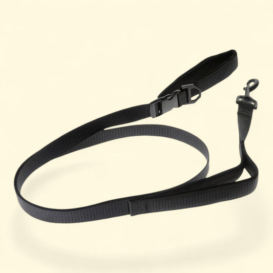 Vibrant Life Hands-Free Leash, 6ft, Black