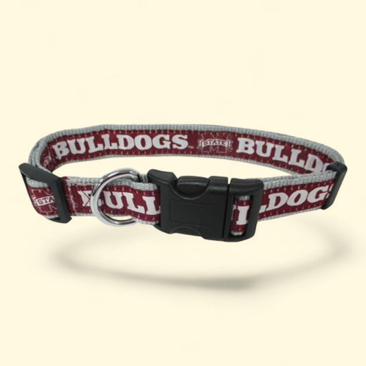 Pets First Mississippi State Bulldogs Pet Collar, Small