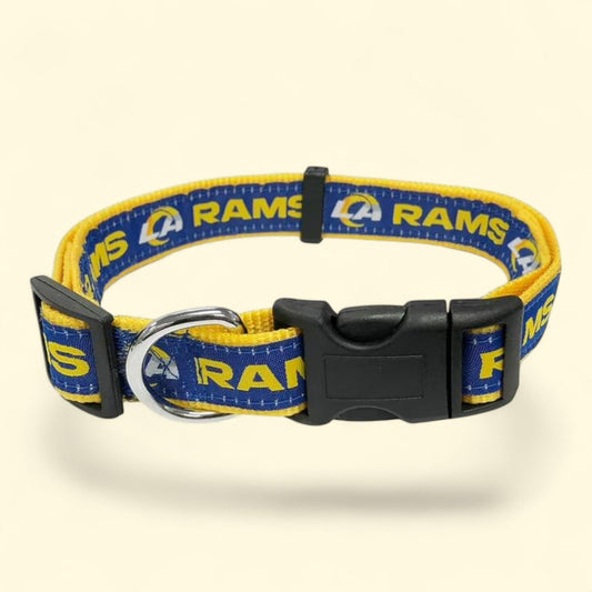 Pets First NFL Los Angeles Rams Dog Collar, Extra Large