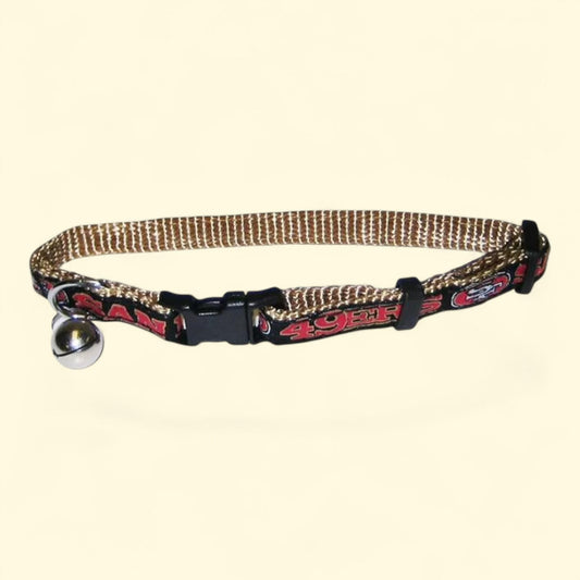 Pets First NFL San Francisco 49ers Cat Collar, One Size