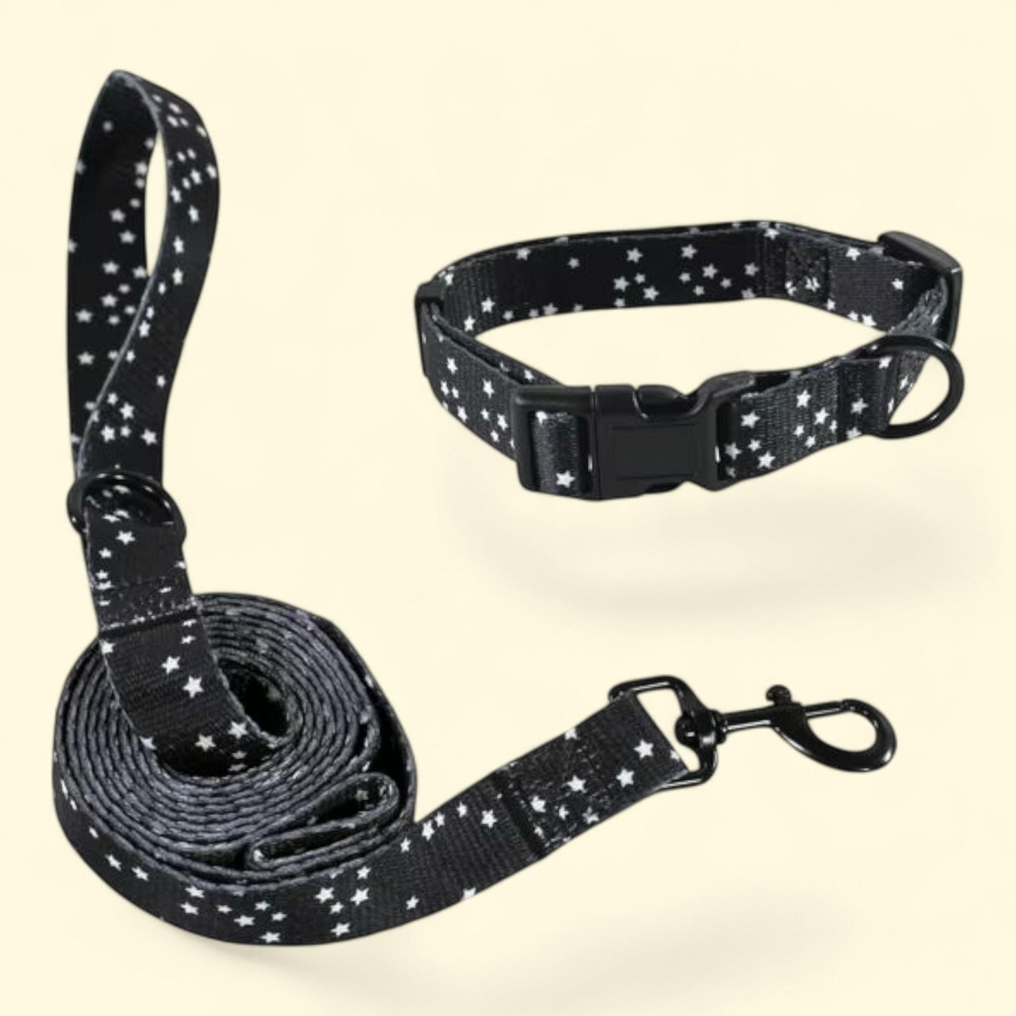 Luvable Friends Pet Collar and Leash Set, Large