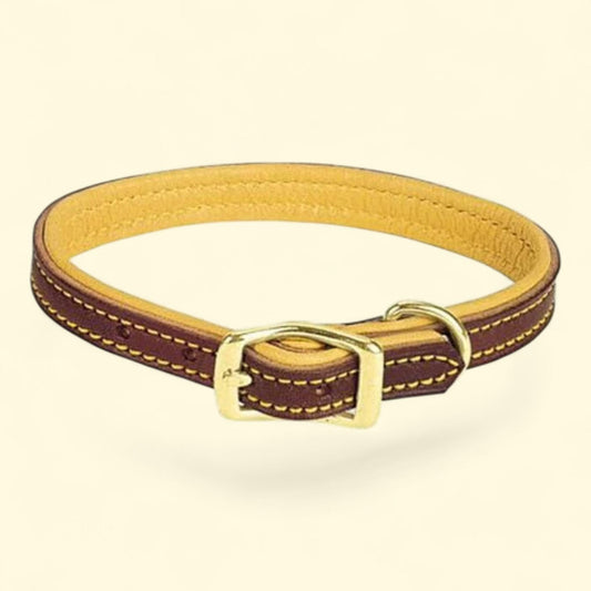 Weaver Deer Ridge Leather Dog Collar, Size