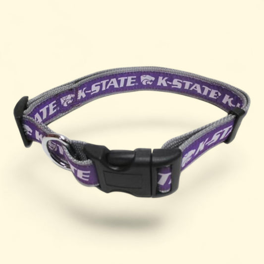 Pets First College Kansas State Wildcats Pet Collar, Medium