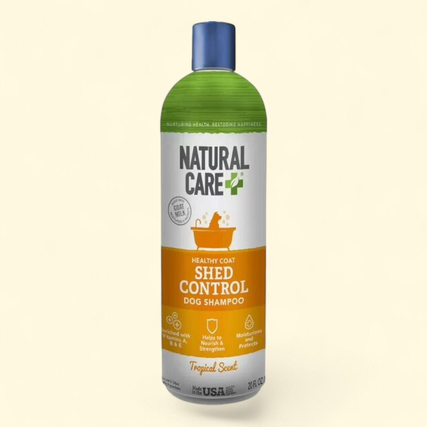 Natural Care Shed Control Dog Shampoo, 20 Fluid Ounces