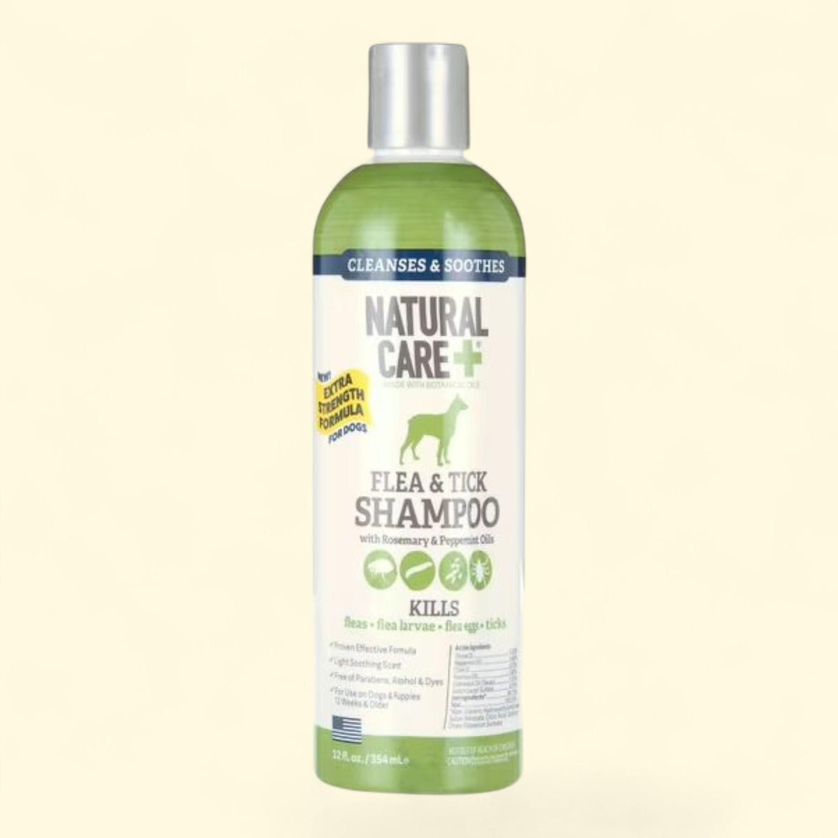 Natural Care Flea and Tick Dog Shampoo, 12oz. | Treatspree