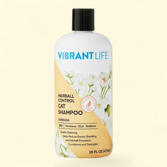Vibrant Life Hairball Control Cat Shampoo, 16 fl oz