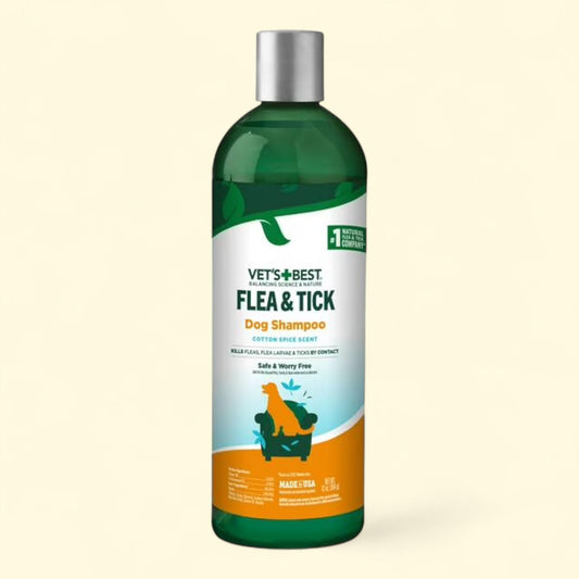 Vet's Best Flea & Tick Shampoo for Dogs, 12oz
