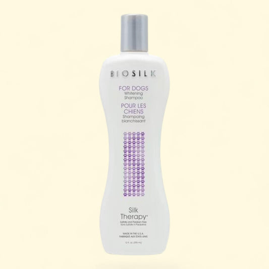 BioSilk For Dogs Silk Therapy Whitening Shampoo 12 oz.