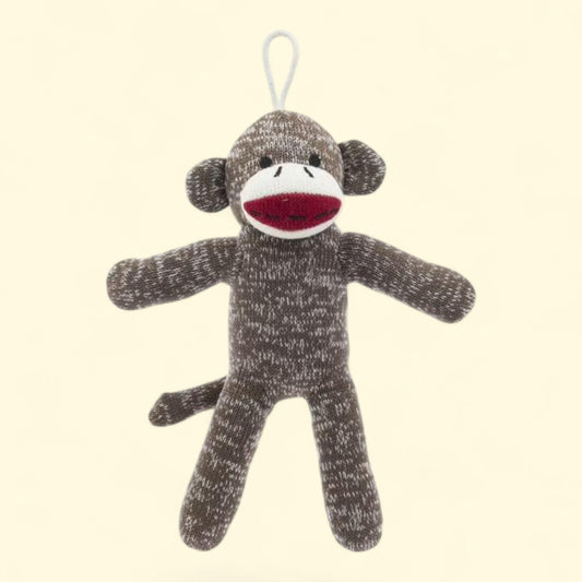 Vibrant Life Cozy Buddy Sock Monkey Dog Toy, Size Medium