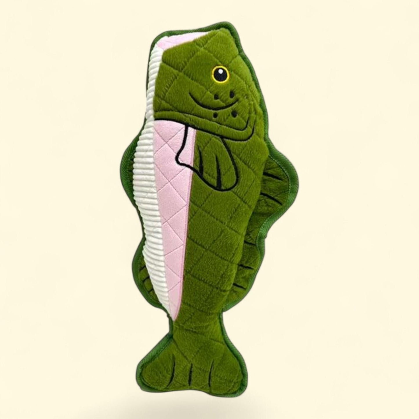 Vibrant Life Tough Buddy Trout Dog Toy, Size Large