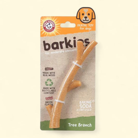 Arm & Hammer Barkies Dog Chew Toy, 8"