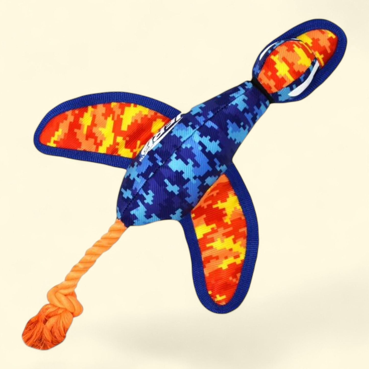 Nerf Dog Nylon Digital Camo Crinkle Wing Duck Fetch Toy, 16.5 inch