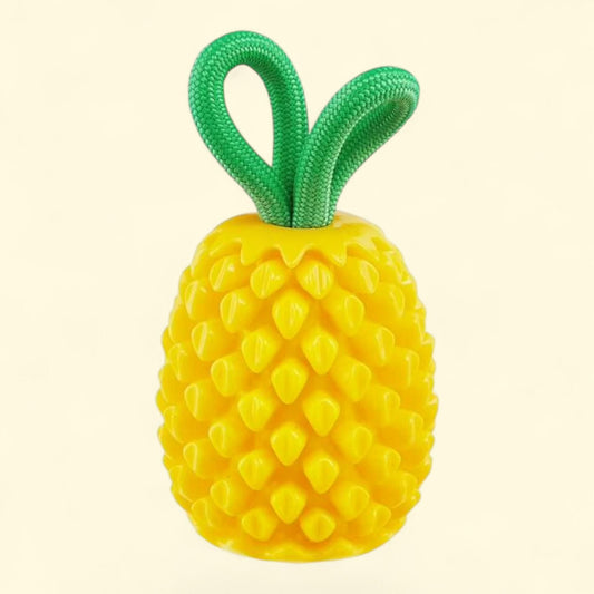 Outward Hound Dental Pineapple Dog Chew Toy, Medium