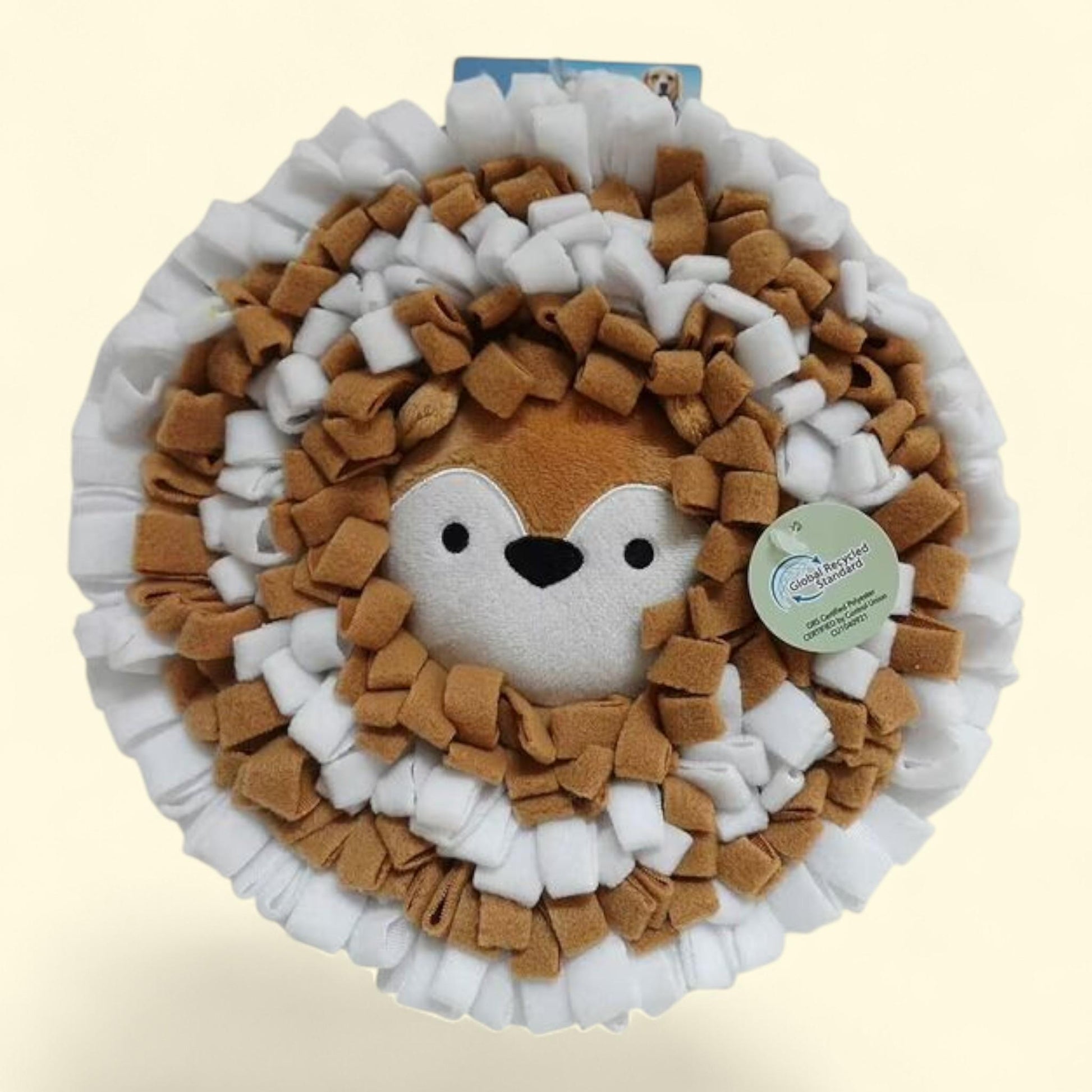 Vibrant Life Snuffle Fox Mat 10inch, Dog Toy, Polyester — authentic US product shipped worldwide by Treatspree