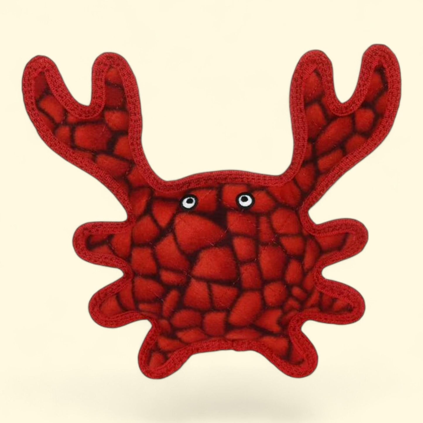 Tuffy Crab Red Dog Toy, Medium