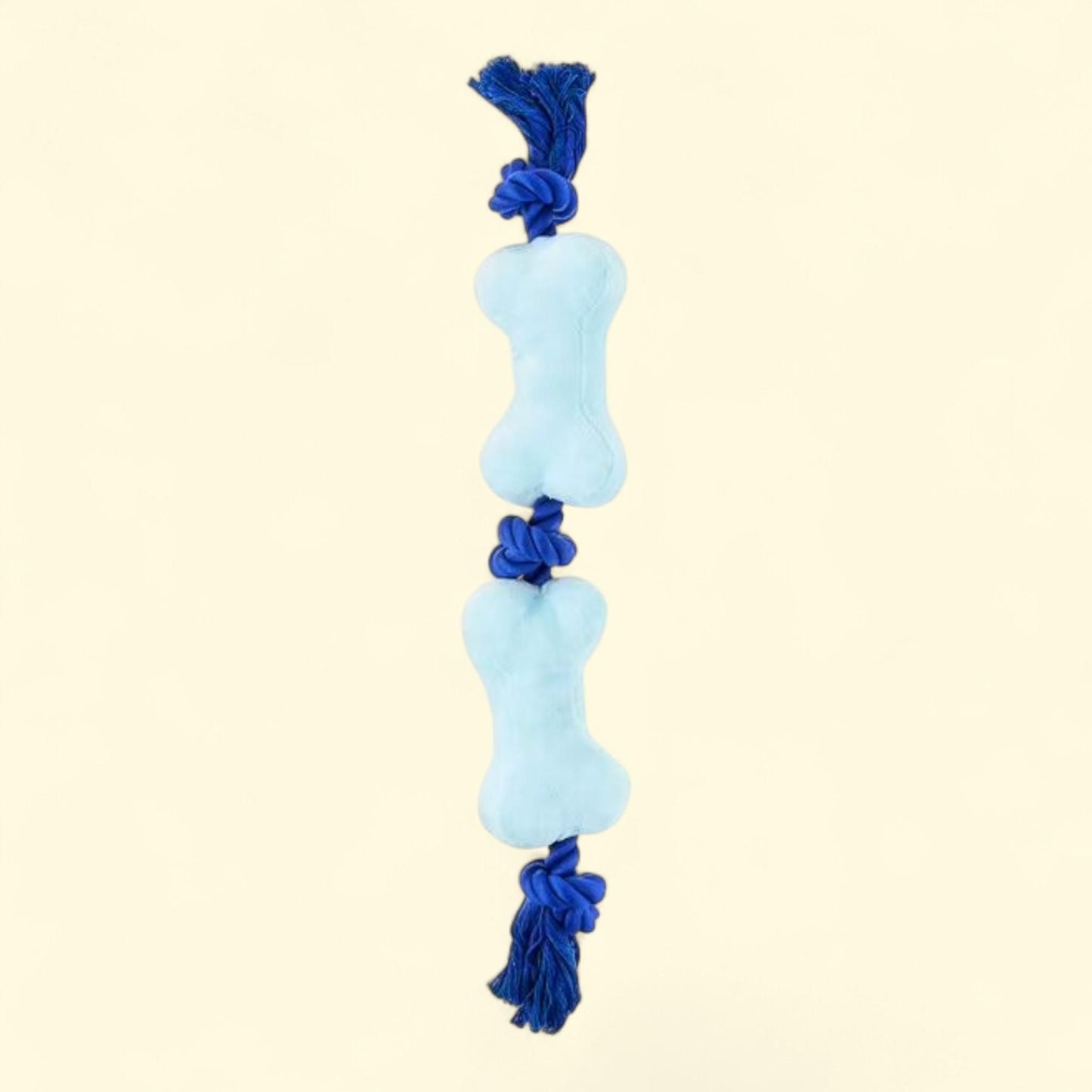 Vibrant Life Chomp and Tug Buddy Squeaky Bones Dog Chew Toy