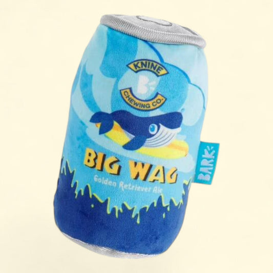 BARK Wake N Crepe Dog Toy, Multi-color, Barkfest in Bed