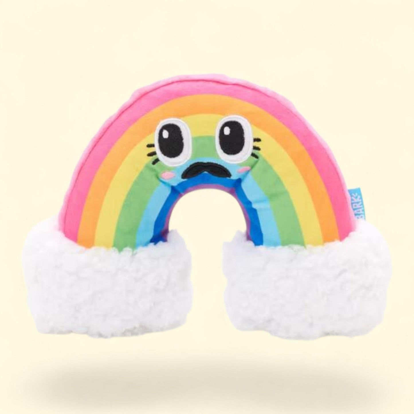 BARK Barked Donuts Dog Toy, Brown & Pink, Barkfest in Bed