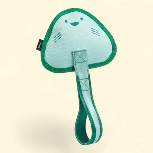 BARK Super Chewer Fowl Play Rooster Rubber Dog Toy, Large