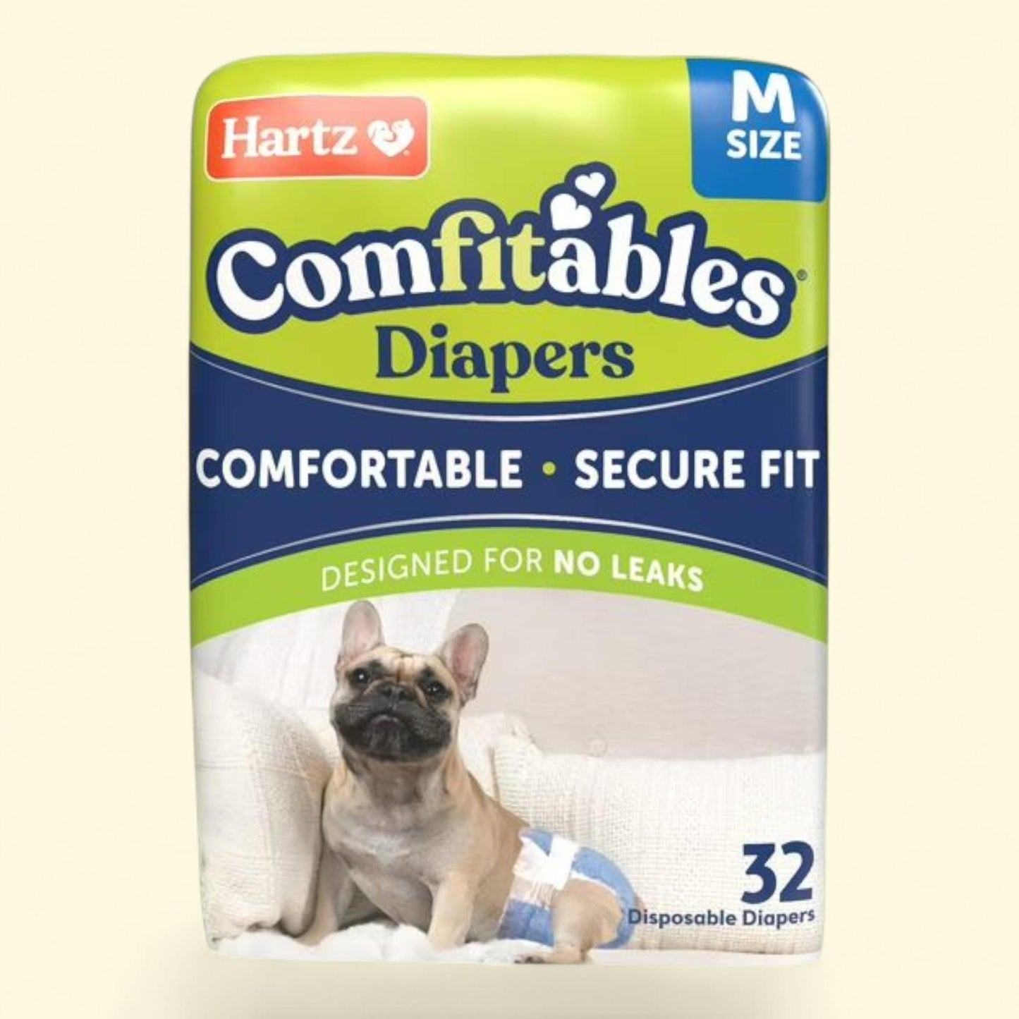 Hartz Disposable Dog Diapers, Unisex, Medium, 32ct — authentic US product shipped worldwide by Treatspree